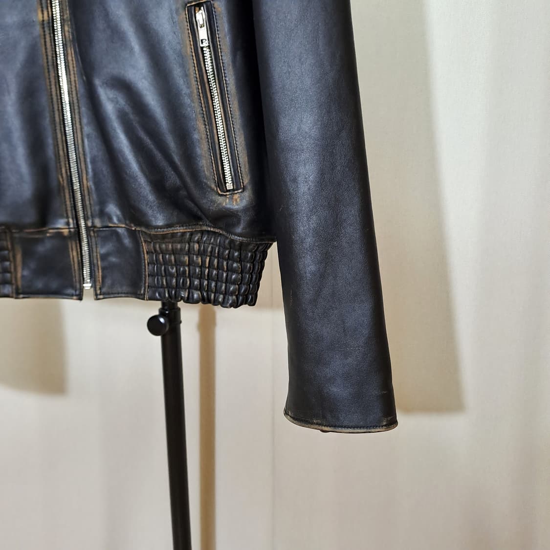 (택포) 라벨아카이브 카우하이드 바이커 자켓 2 B41 상품이미지5