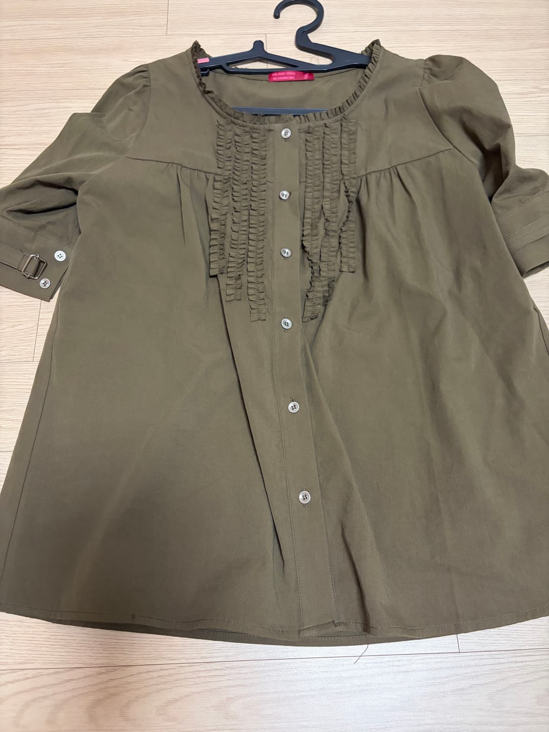 Momo blouse, Khaki 상품이미지3