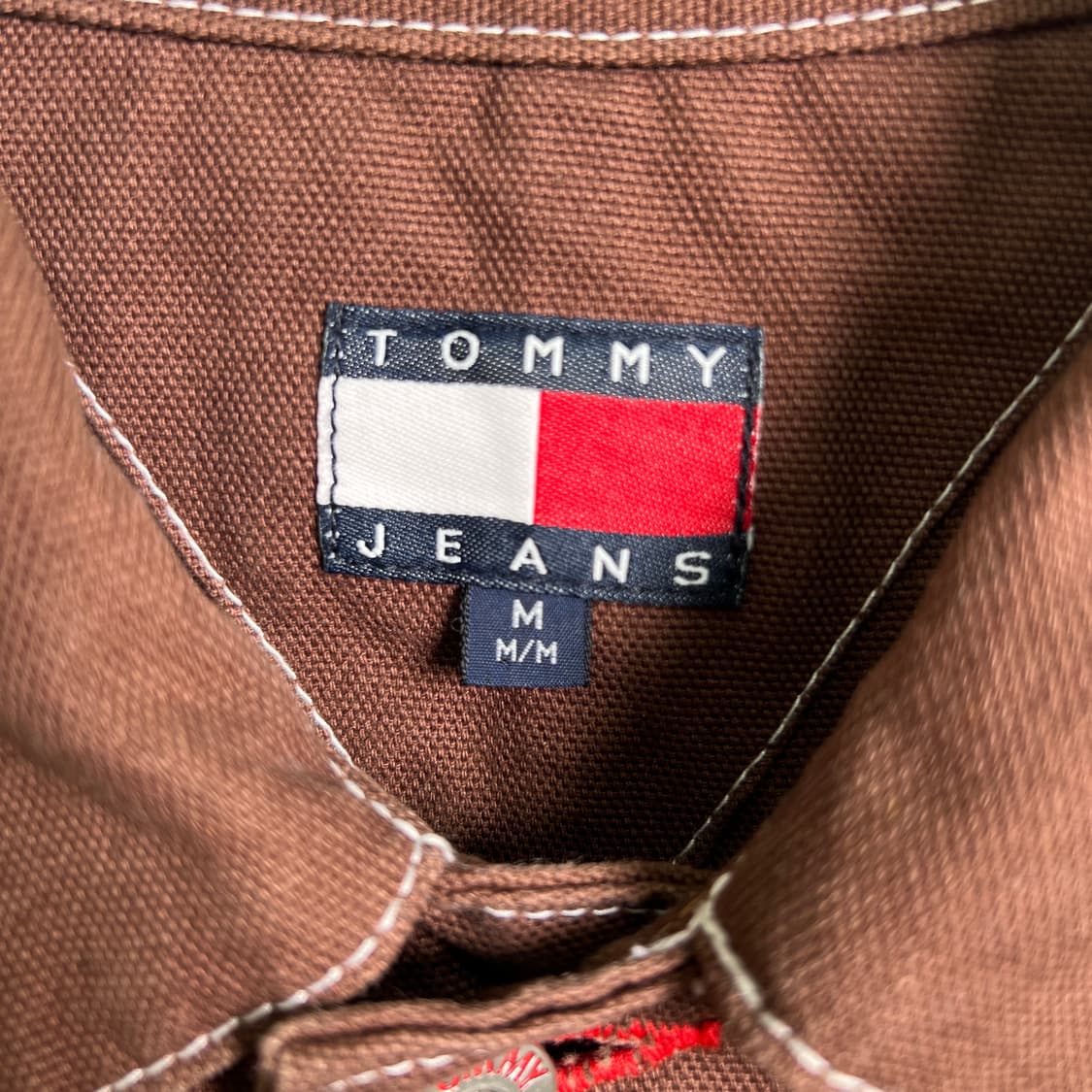 타미힐피거 타미진스 브라운 워크 자켓 M 상품이미지3