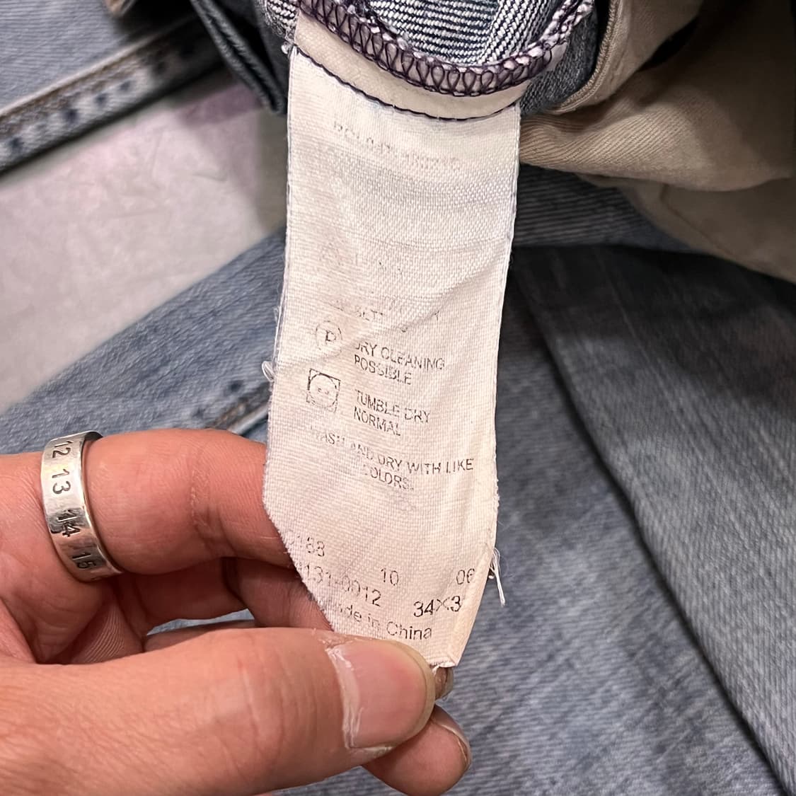  리바이스 엔지니어드진 리페어 데님 팬츠 y14679 상품이미지9