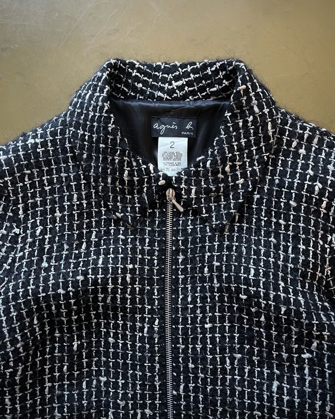 agnès b. Paris Archive Wool Tweed Jacket 상품이미지4