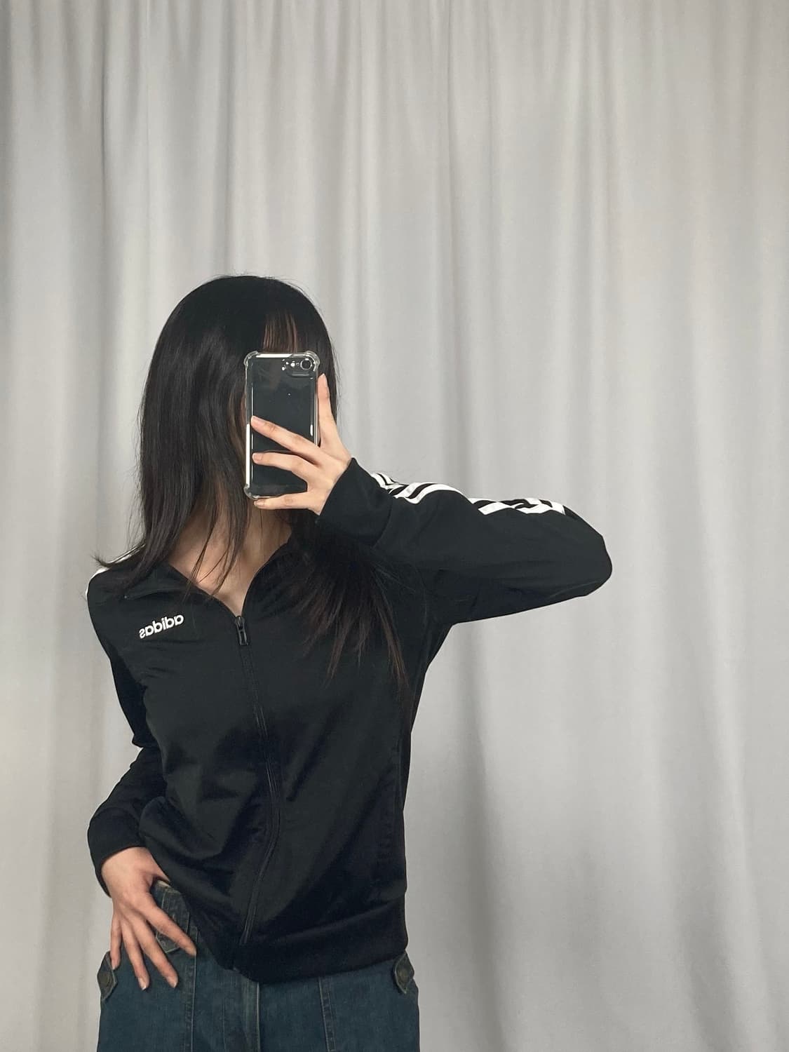 아디다스 블랙 져지 상품이미지1