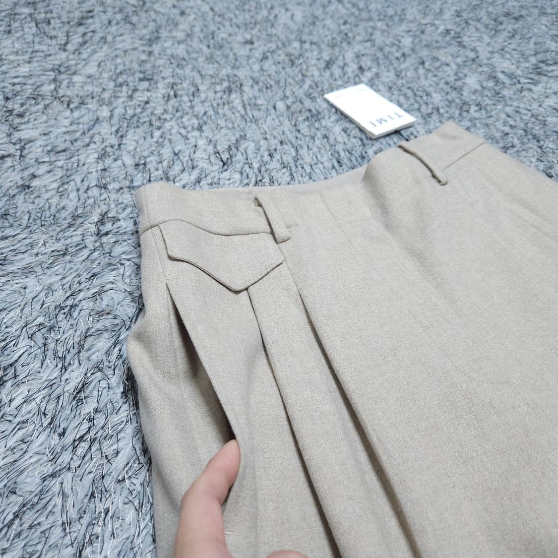 타임) 67-98 여자 캐시미어혼방 겨울 와이드팬츠 / 왕눈이샵 상품이미지3