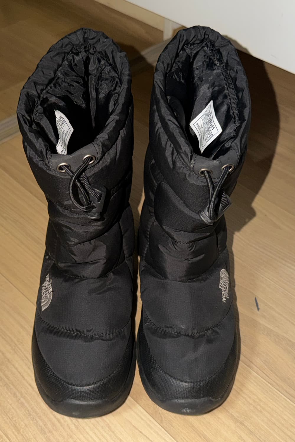 노스페이스 패딩부츠 블랙 스트링슈즈 방한화눕시숏여성화 보온신발230235 상품이미지2