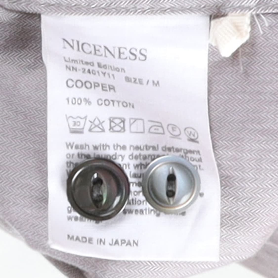 나이스네스 NIceness Cotton Pocket Shirt 상품이미지9
