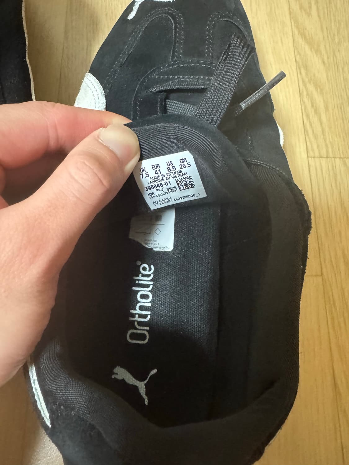 푸마 스피드캣 OG 블랙 화이트 265 상품이미지2