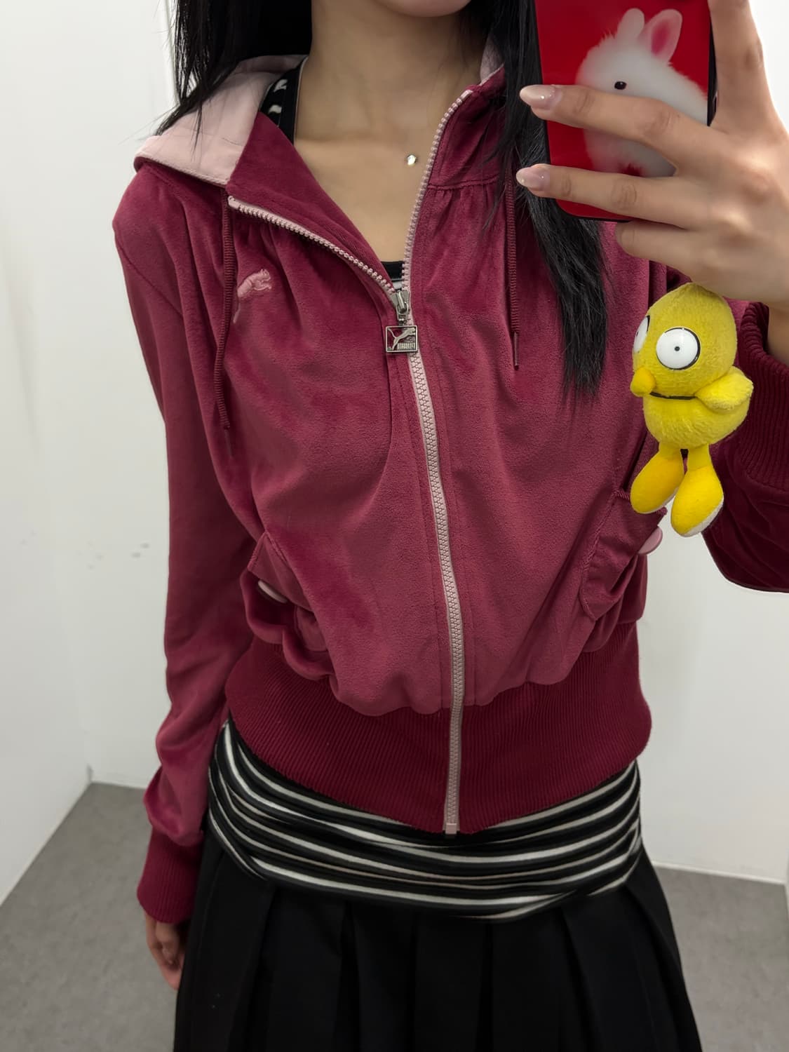 푸마 벨벳 후드집업 상품이미지7