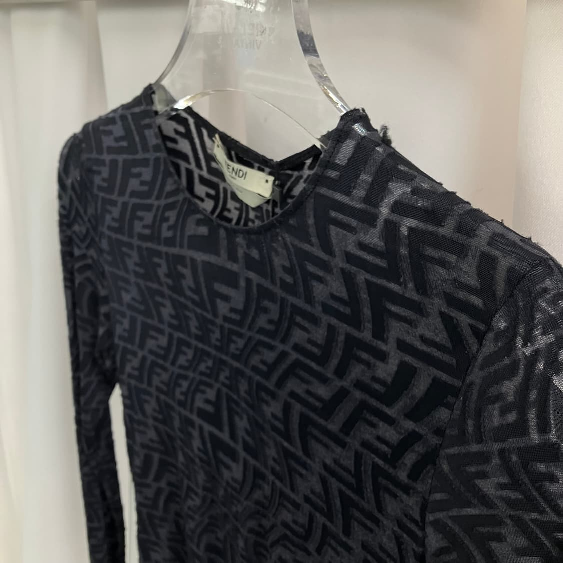 펜디 자카드 시스루 바디슈트 XXS 상품이미지4