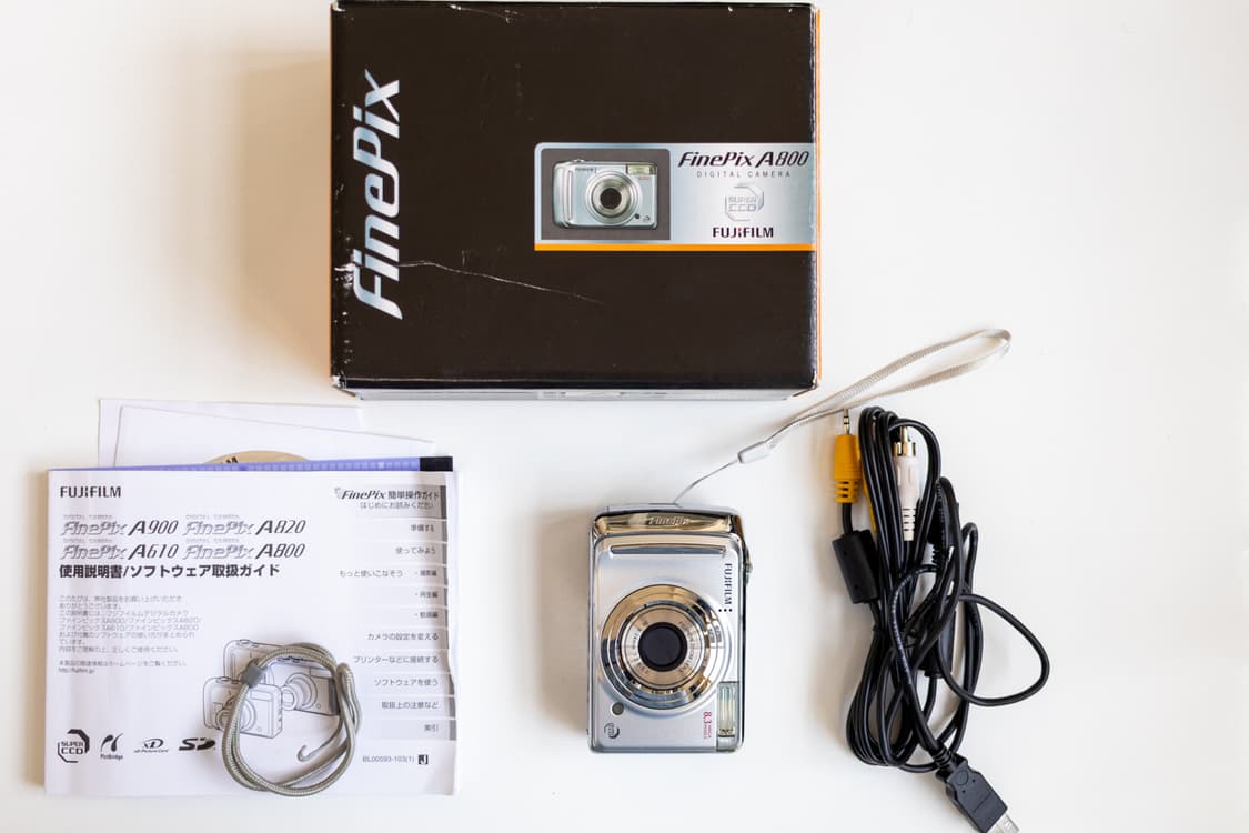 FujiFilm Finepix A800 / 빈티지 디지털 카메라 상품이미지9