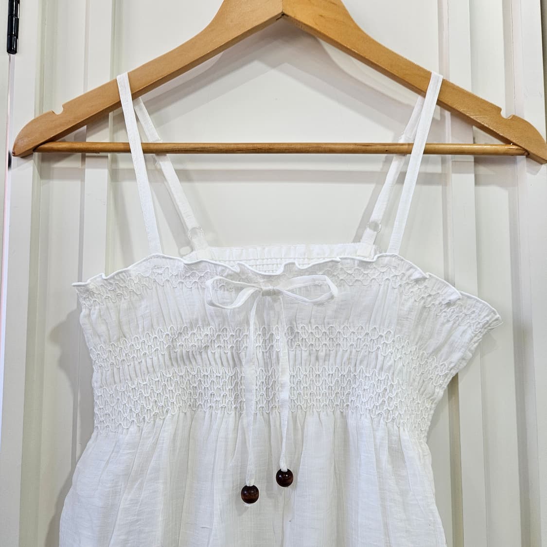 CECIL McBEE(세실맥비) 화이트 셔링 끈원피스 상품이미지3