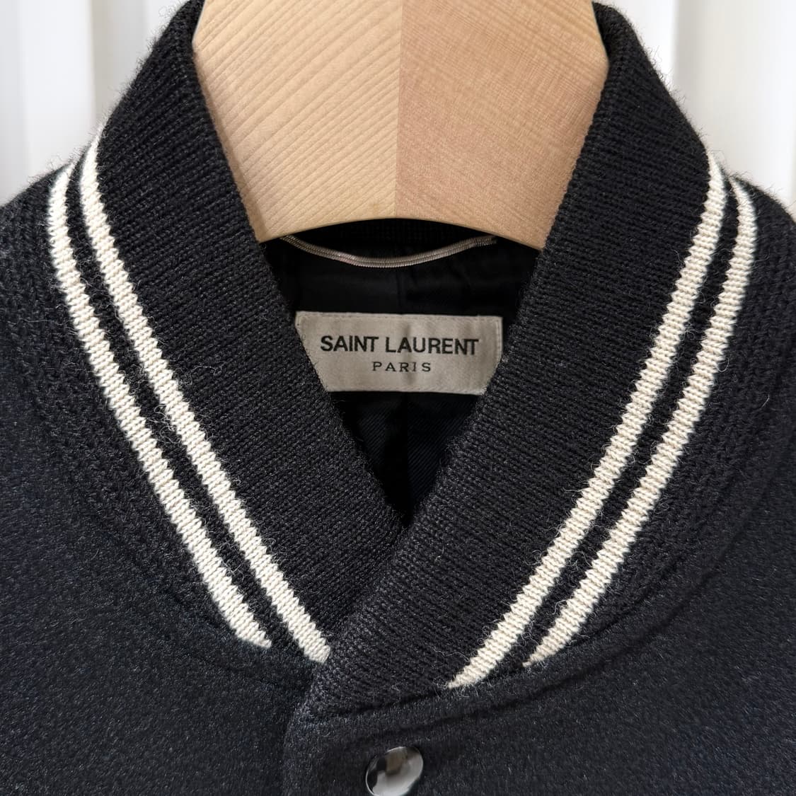 50 / 생로랑 울 테디 바시티 자켓 상품이미지2