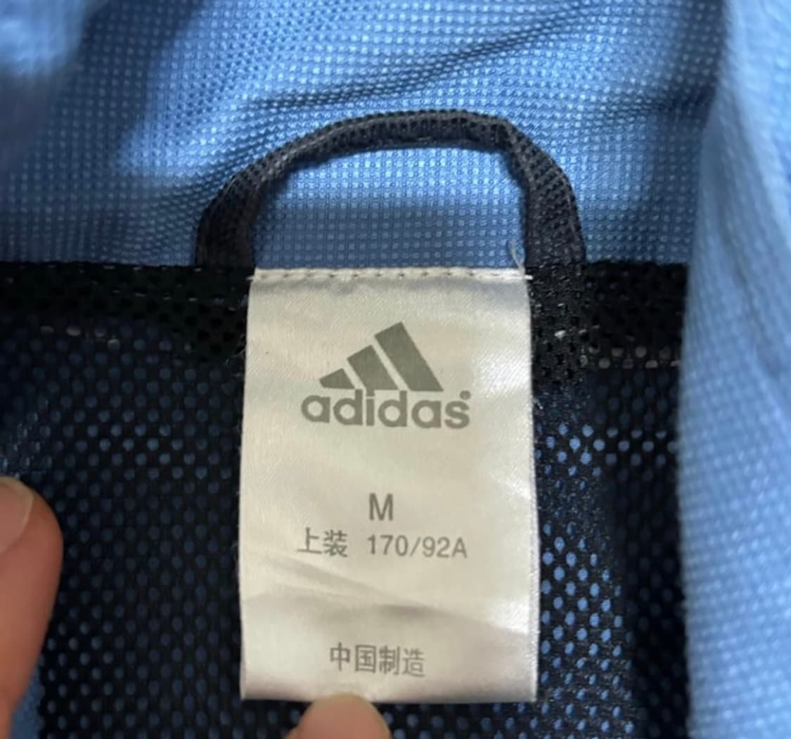 빈티지 아디다스 바람막이 블루네이비 상품이미지3