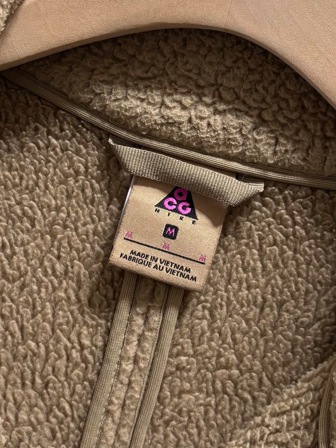 NIKE ACG 카키/베이지컬러 마이크로 플리스 자켓 상품이미지8