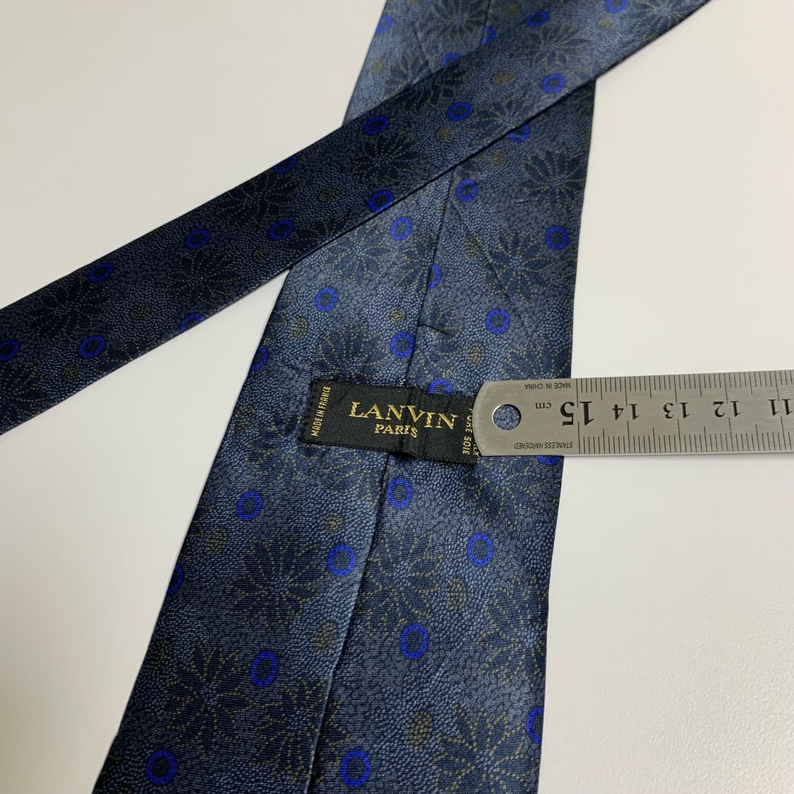 랑방(LANVIN) 명품넥타이 100실크 9.5cm A+등급 상품이미지5