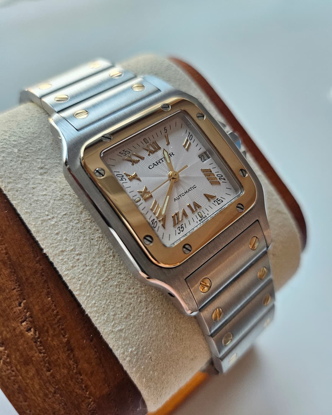 까르띠에 산토스 갈베 라지 18k콤비 오토메틱 (산토스 갈베 20주년 리 상품이미지2