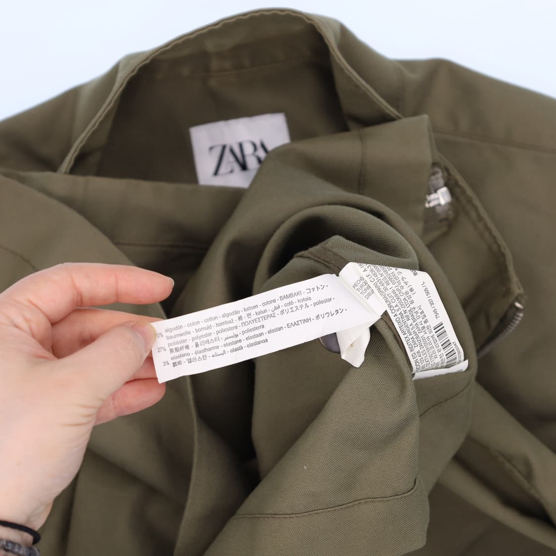 L 자라 블루종 워크 자켓 0413M 상품이미지5