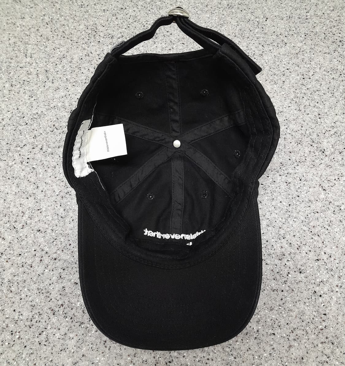 💥디스이즈네버댓 x 바이브 볼캡 (블랙)
 상품이미지5