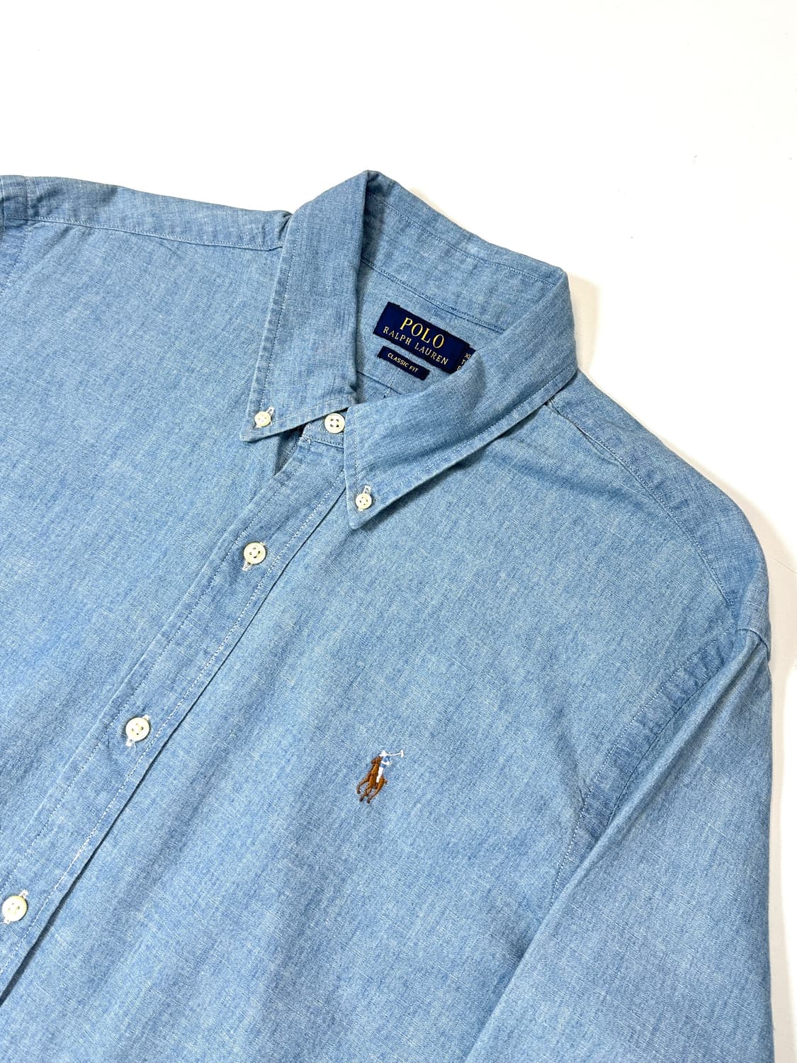 폴로 랄프로렌 샴브레이 셔츠 XL (큐알신형) 상품이미지1