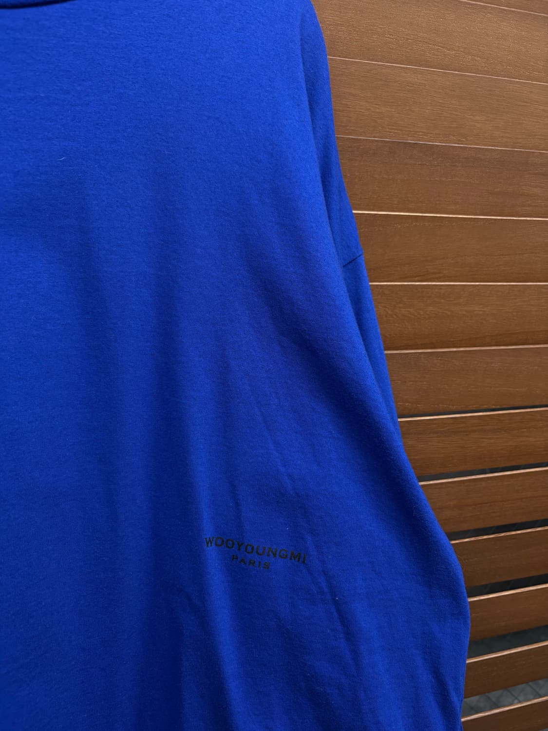 우영미 백로고 블루 롱슬리브 44  상품이미지7