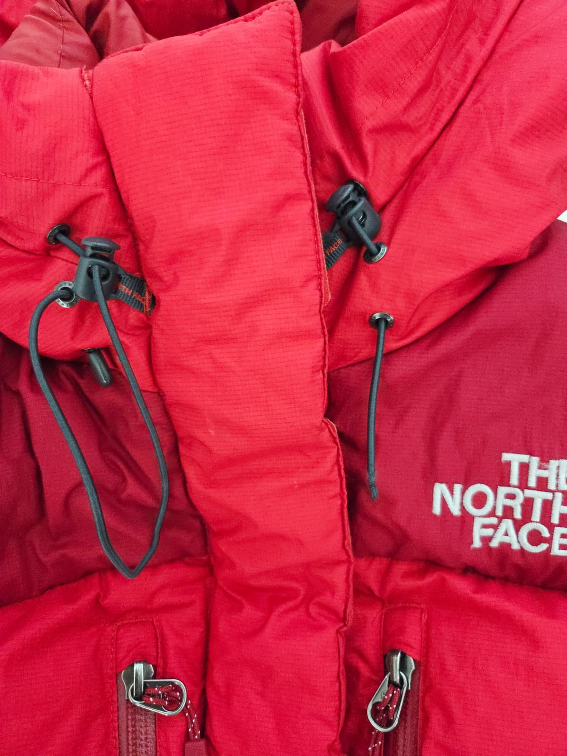 노스페이스 하이벤트 800필 구스다운 패딩 레드 상품이미지6