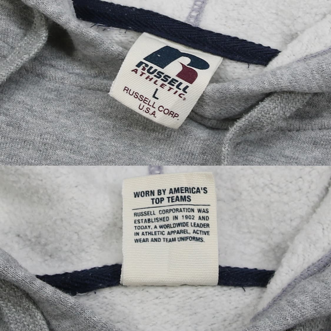 (착용컷) RUSSELL ATHLETIC 후드 티셔츠 (남성용 100) 상품이미지5