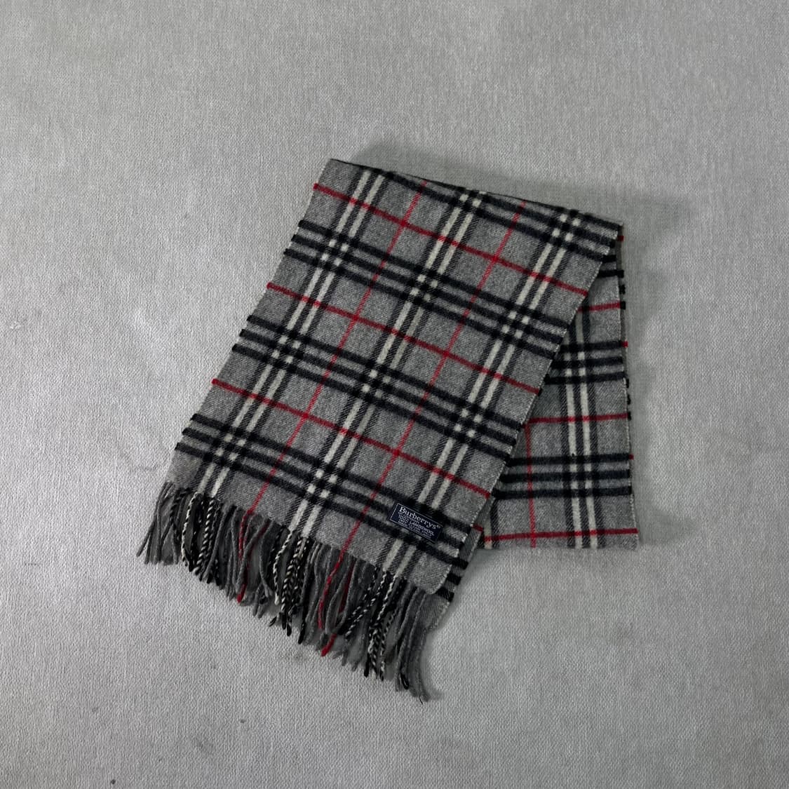 버버리 노바체크 램스울 그레이 머플러 상품이미지1