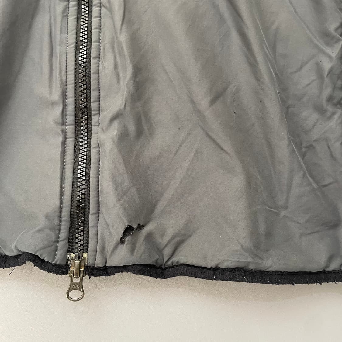 나이키 그레이 후드 패딩 점퍼 L 상품이미지4