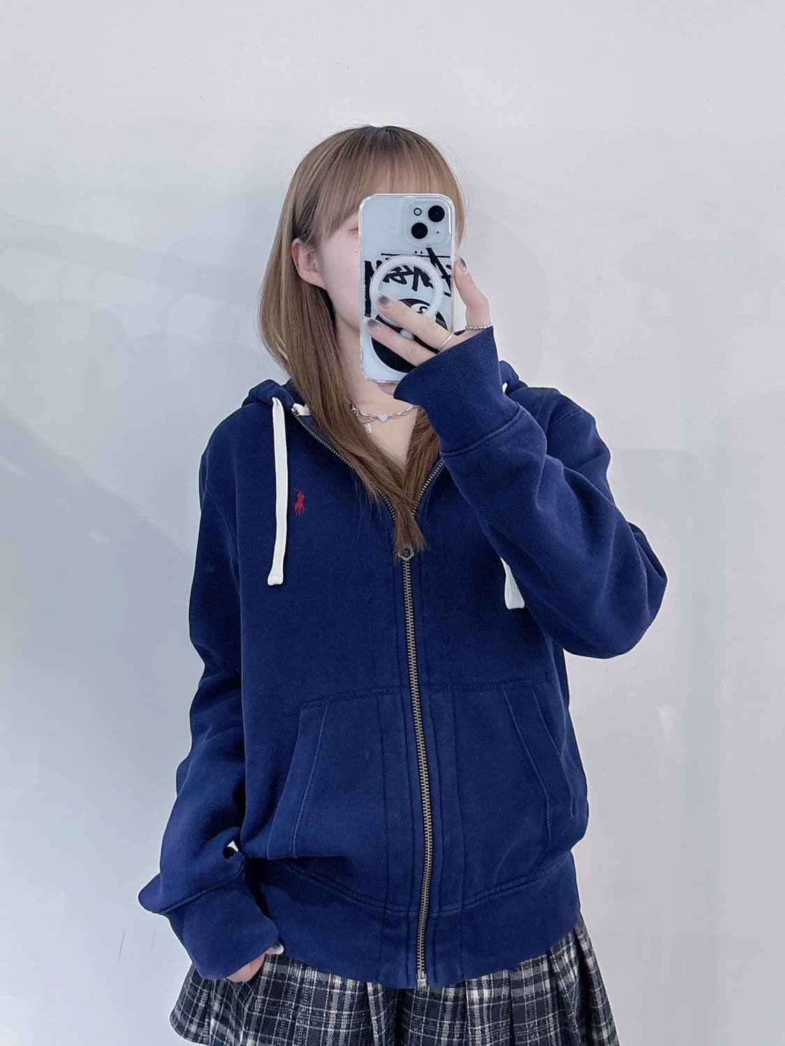 폴로랄프로렌 네이비 포니 후드집업 상품이미지2