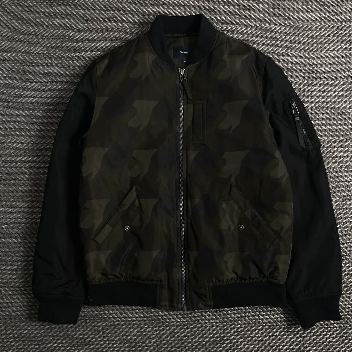 폴햄 퀄팅 누빔 카모 블루종 자켓 y 3820 상품이미지2