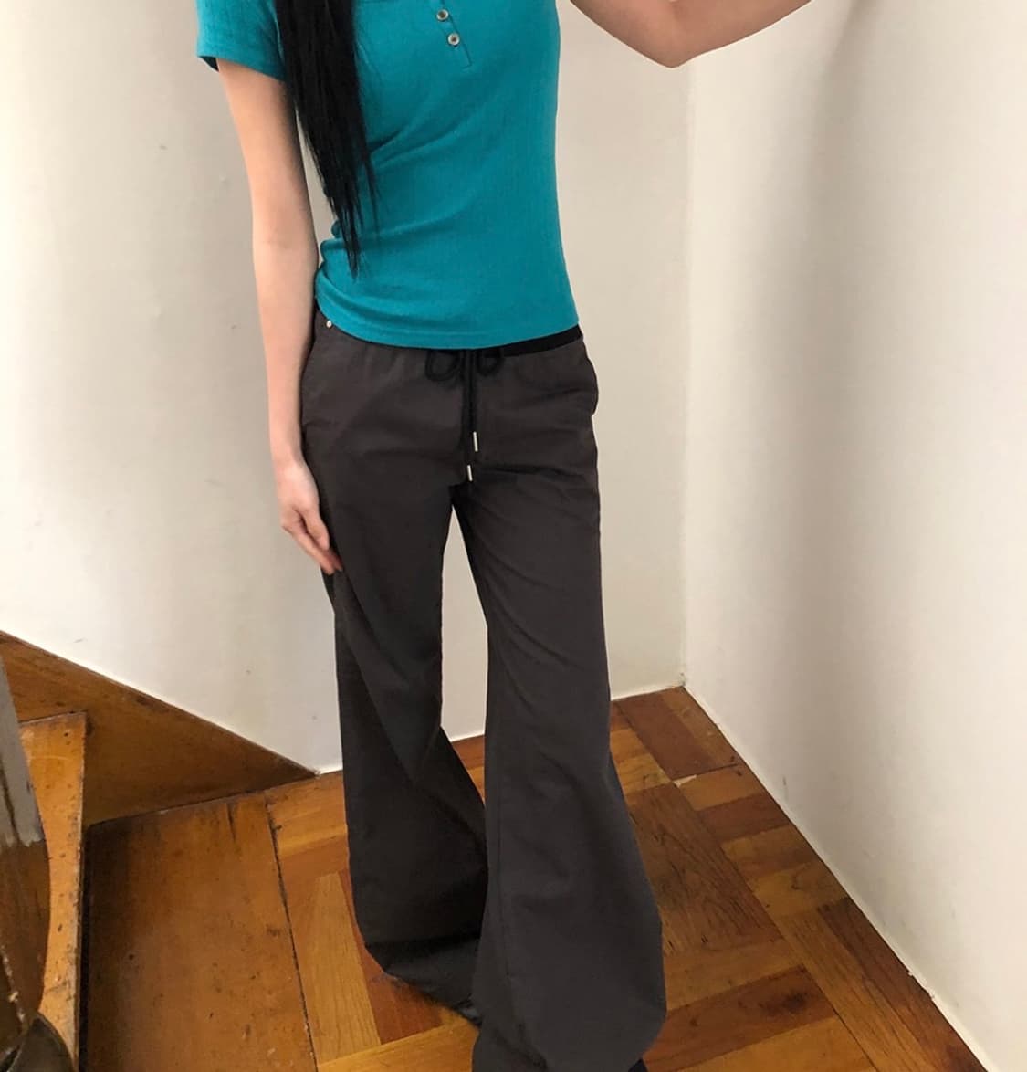 부츠컷 밴딩 팬츠 상품이미지2