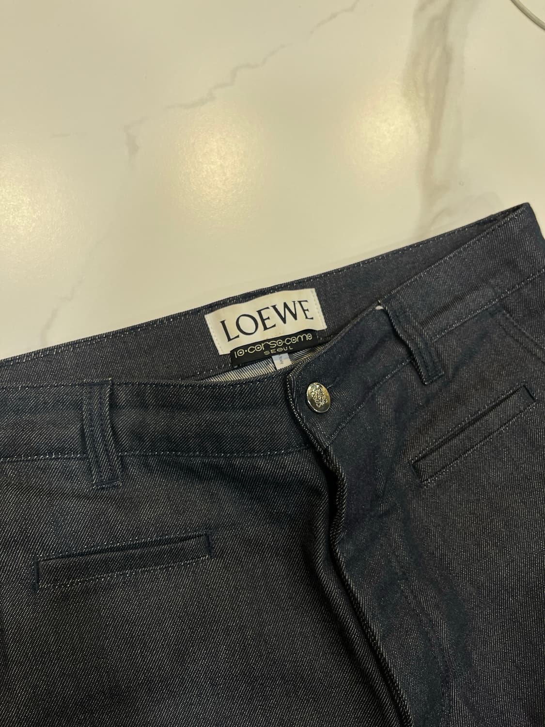 48) 로에베 피셔맨 데님 loewe 꼬르소꼬모 4 size 바지 데님 상품이미지5