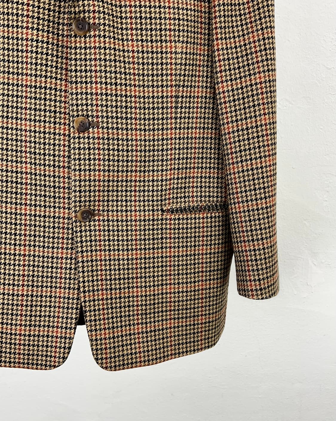 버버리 클래식 하운드 체크 3b 울 블레이저 상품이미지5