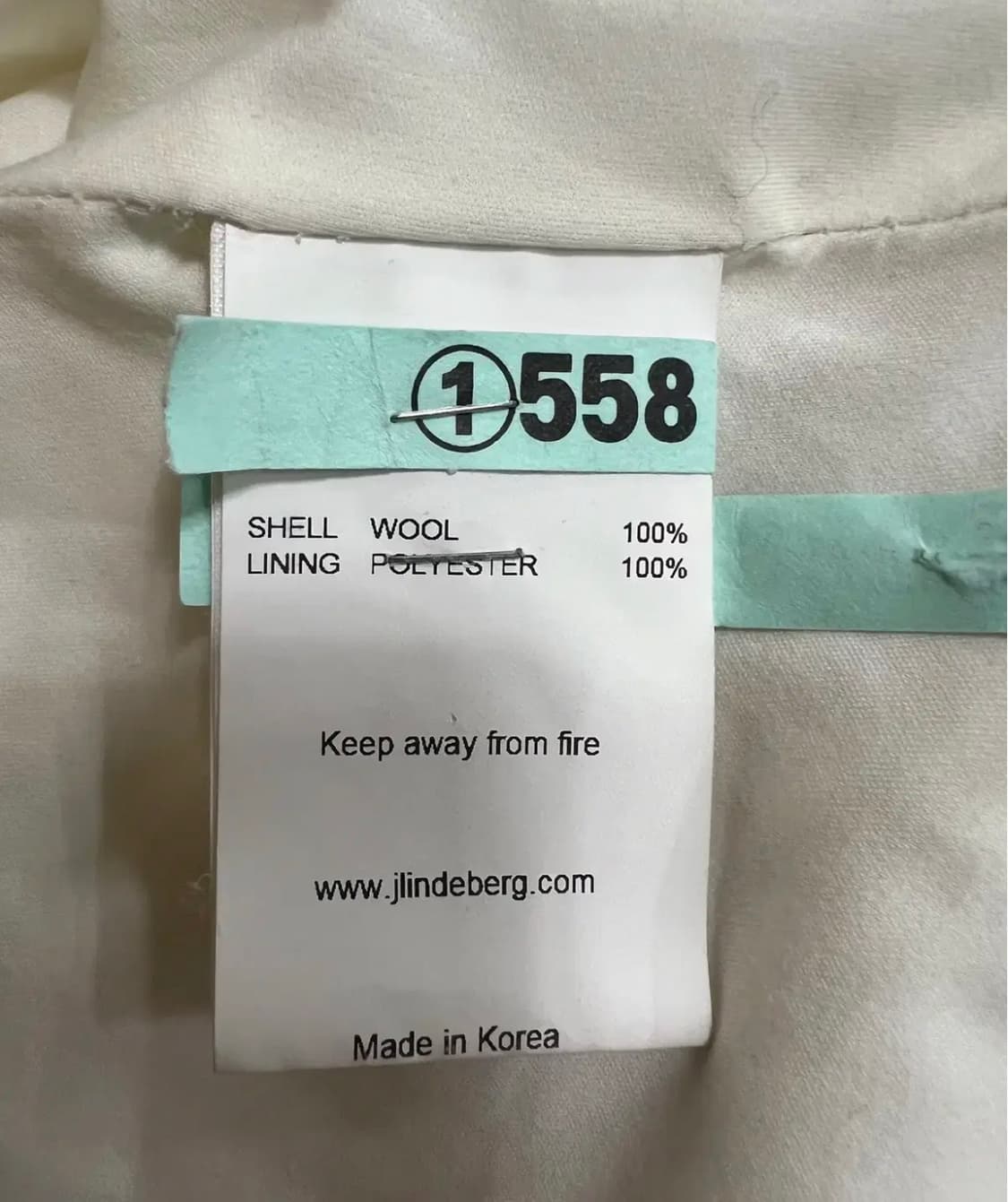 제이린드버그 남성 울방풍반집업니트 L 상품이미지7