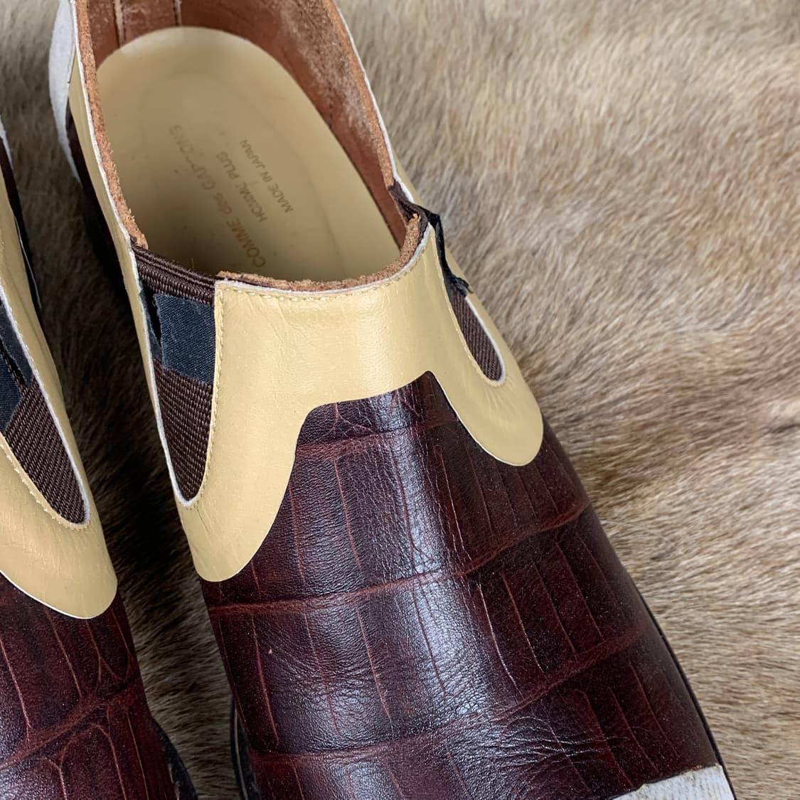 꼼데가르송 옴므 플러스 02AW 레더 슈즈 상품이미지5