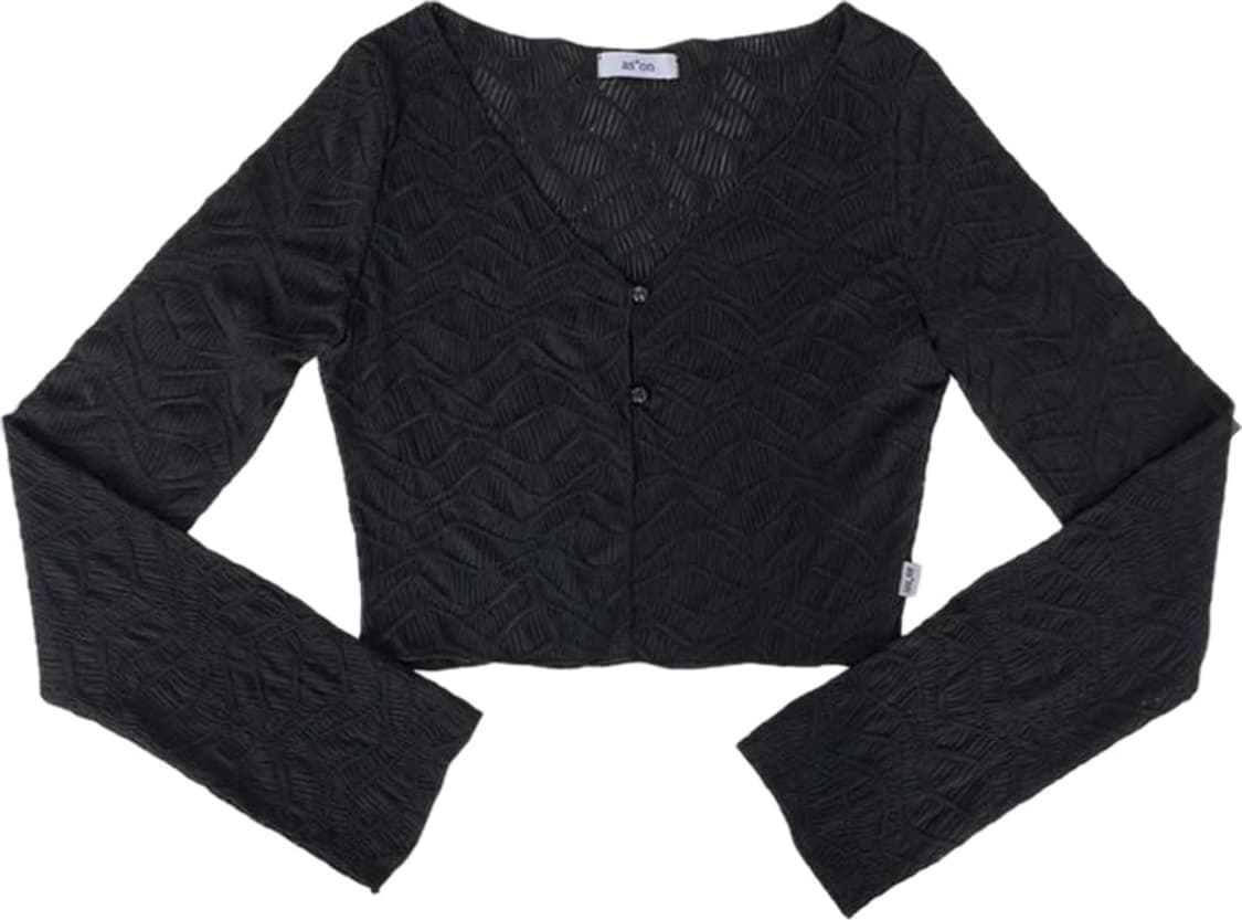 애즈온 미카가디건 블랙 mika cardigan 상품이미지2