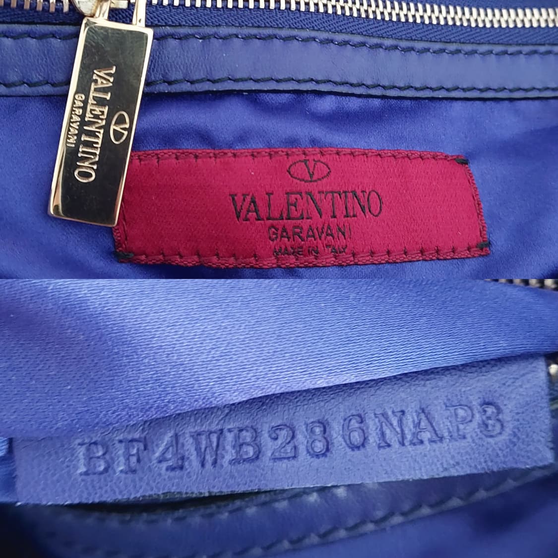 발렌티노 퍼플 레더 러플 이딜 호보백  (정품) 상품이미지10