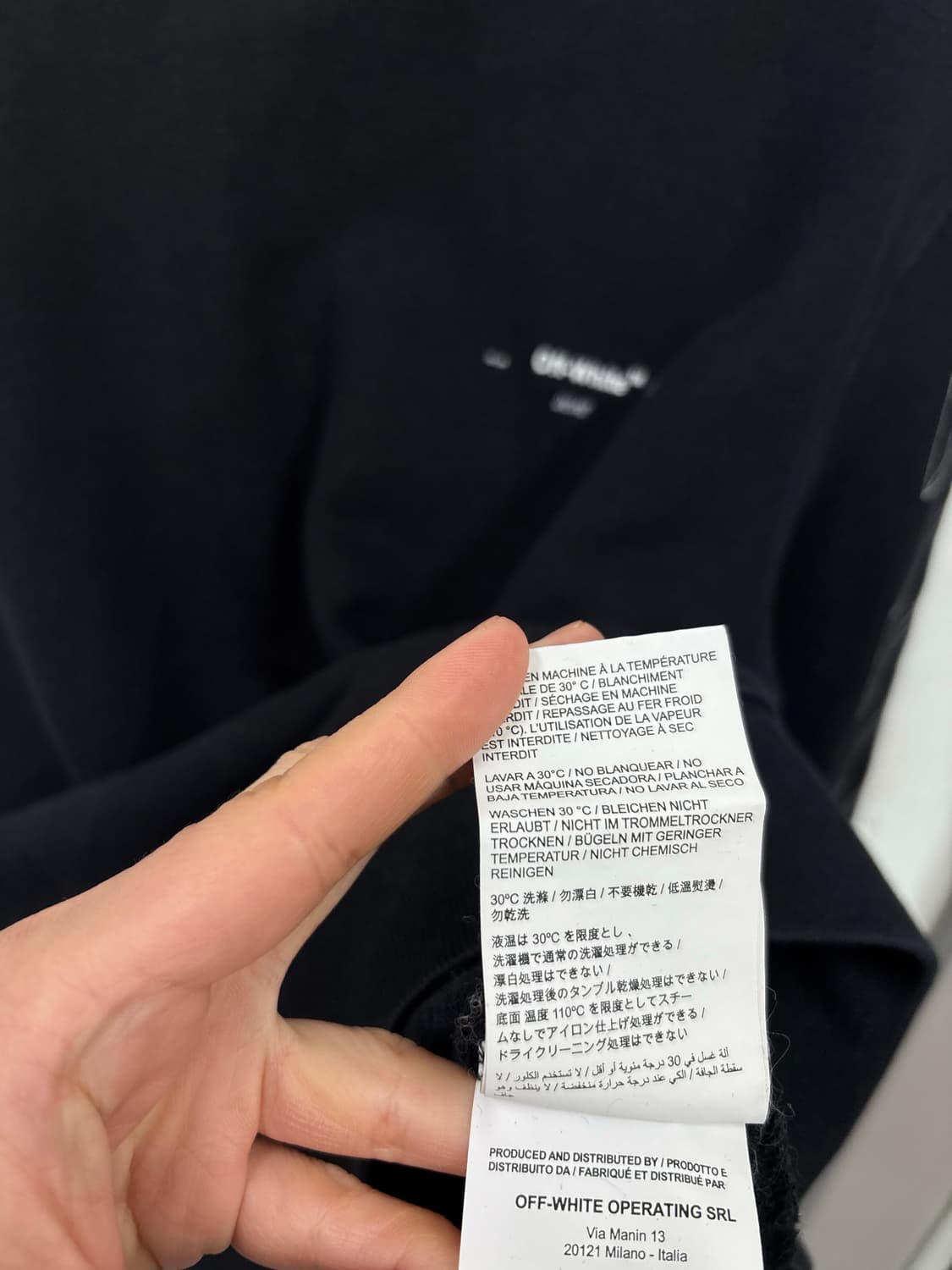 오프화이트 3D 애로우 맨투맨 상품이미지8