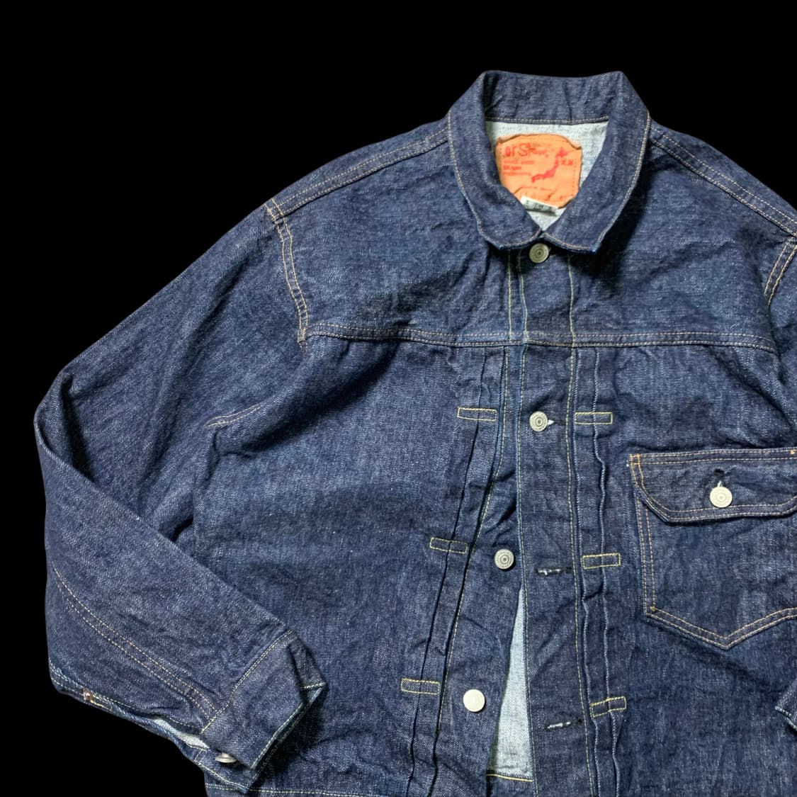 [M] 오어슬로우 1세대 타입 셀비지 데님 자켓 상품이미지5