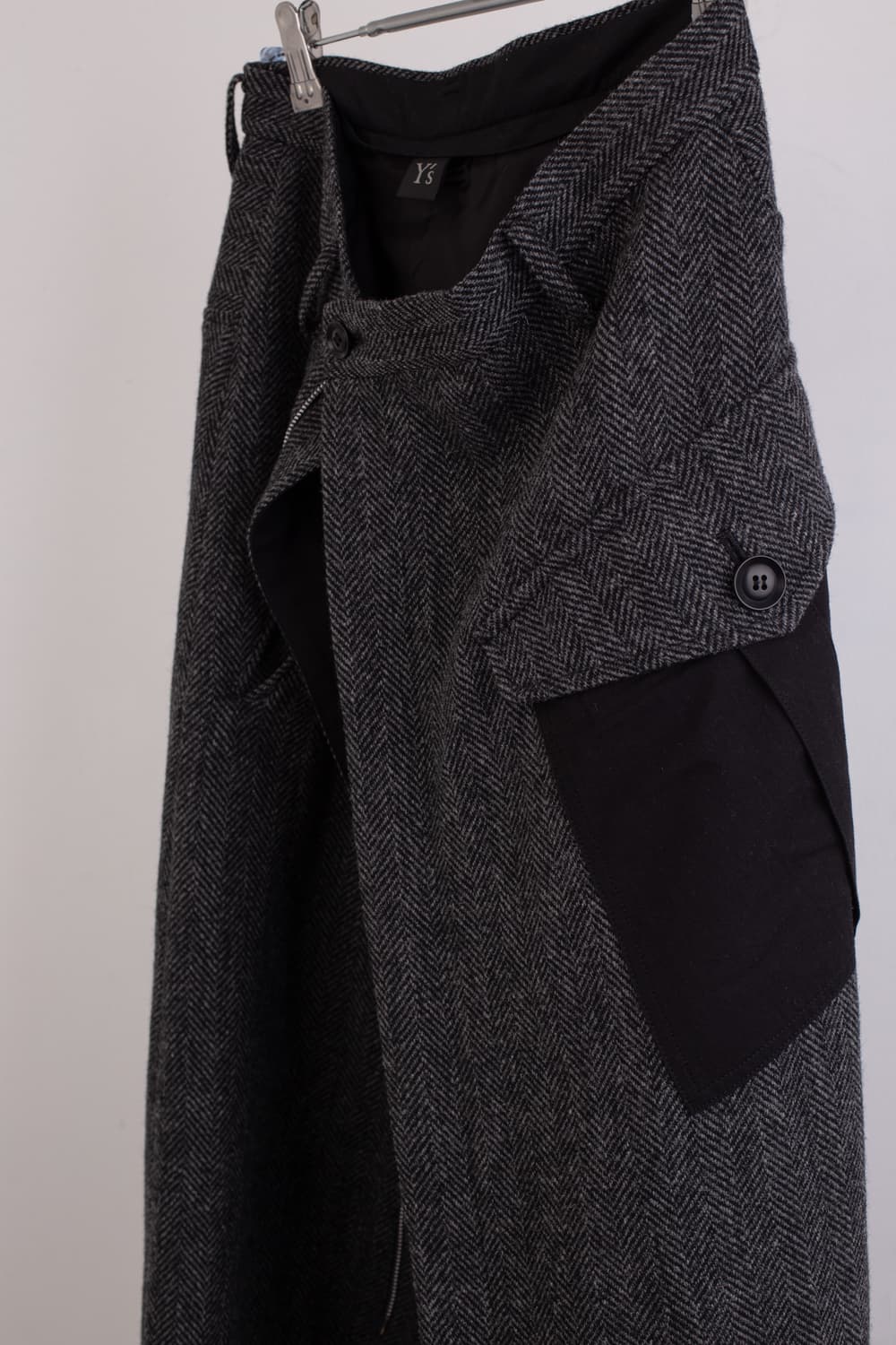 YOHJI YAMAMOTO Y'S ZIP SLIT LONG SKIRT 상품이미지6