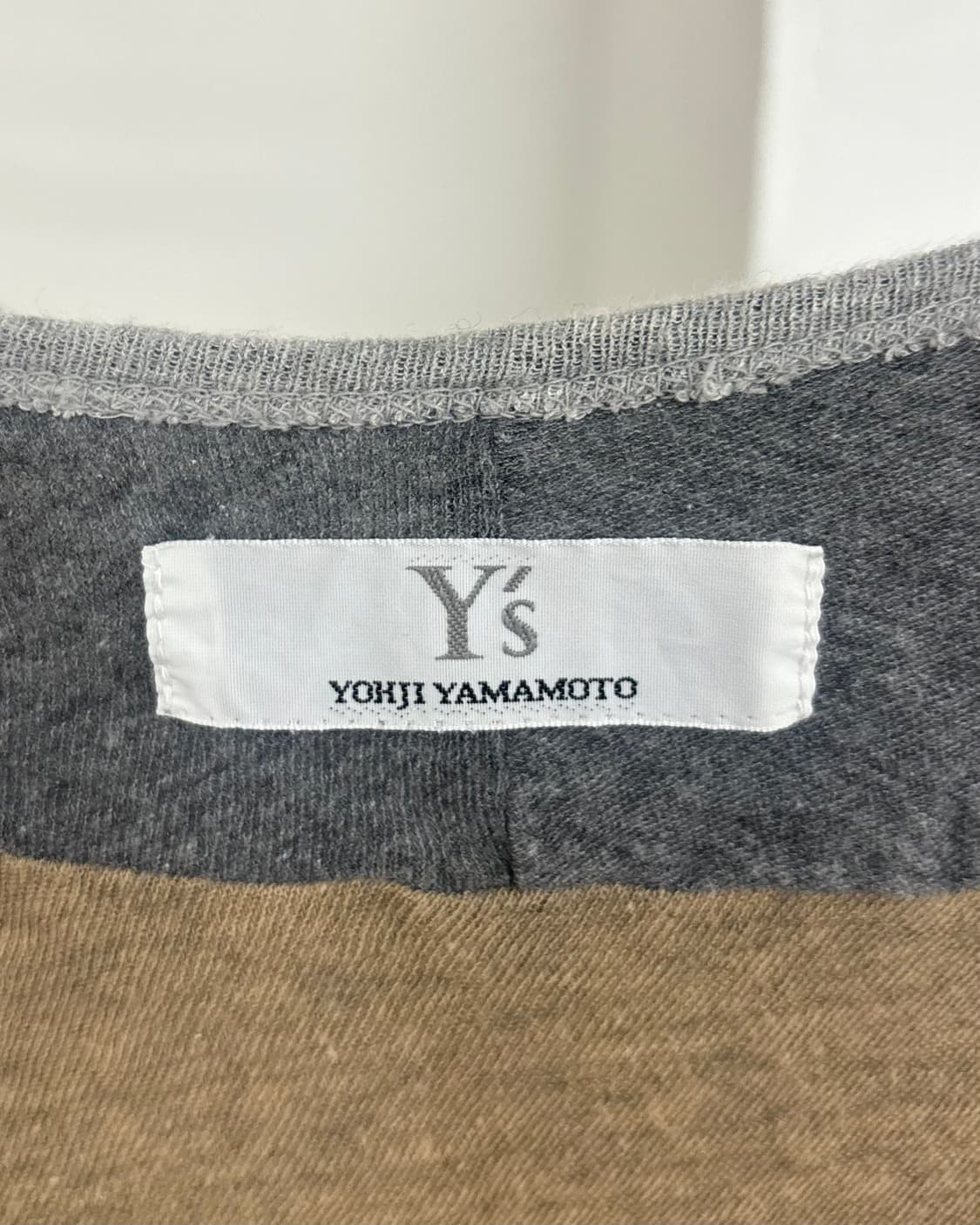 요지 야마모토 리버시블 그레이 반팔 티셔츠 상품이미지7