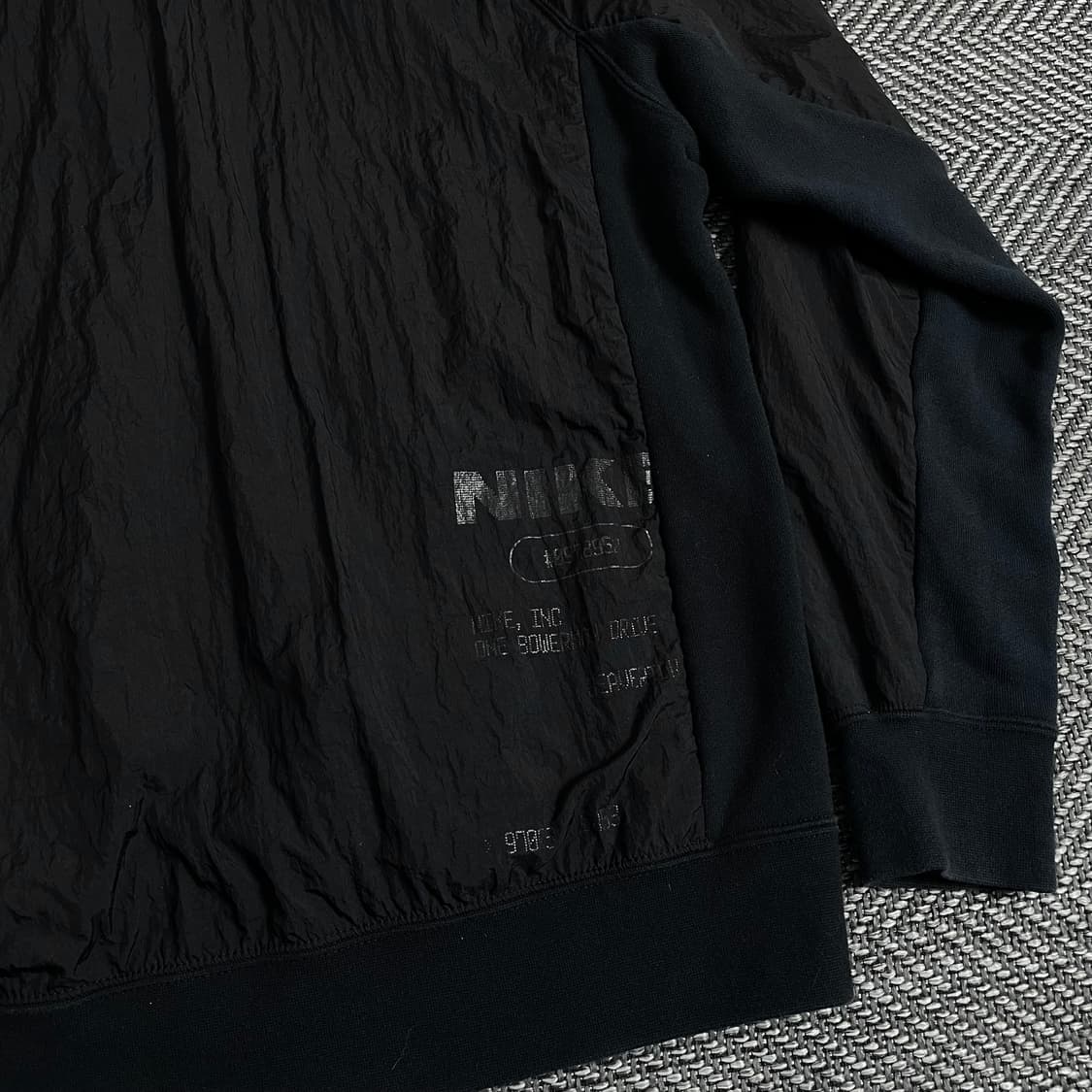 나이키 빅로고 나일론 믹스업 스웻 웜업 맨투맨o 2885 상품이미지5