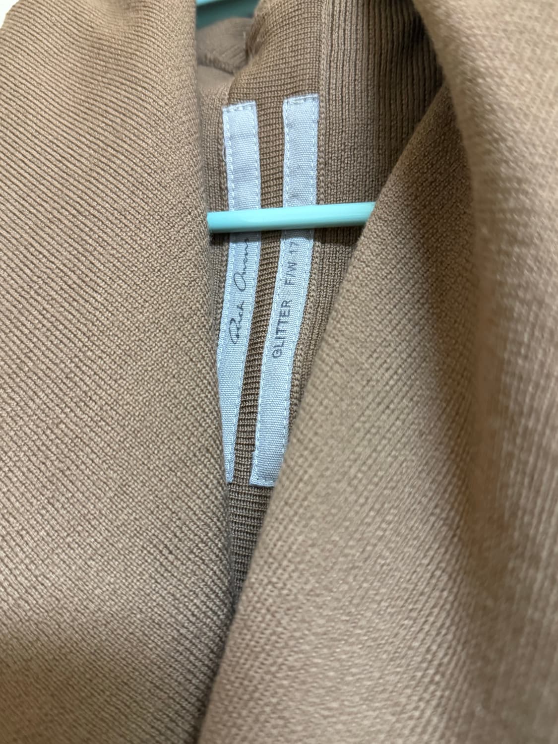 릭오웬스 글리터 17FW 어세신 후드 롱슬리브 가디건 상품이미지2