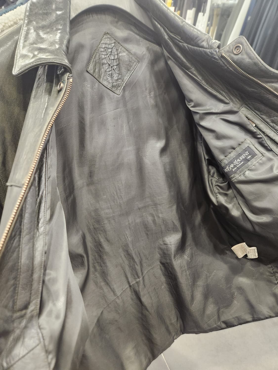 이브생로랑YSL 양가죽자켓 상품이미지7