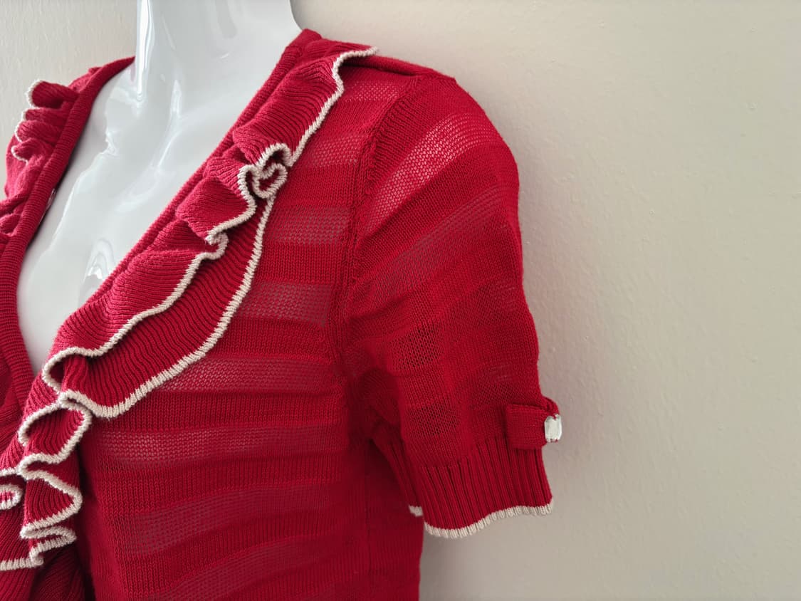 axes femme) ruffle cardigan 상품이미지4
