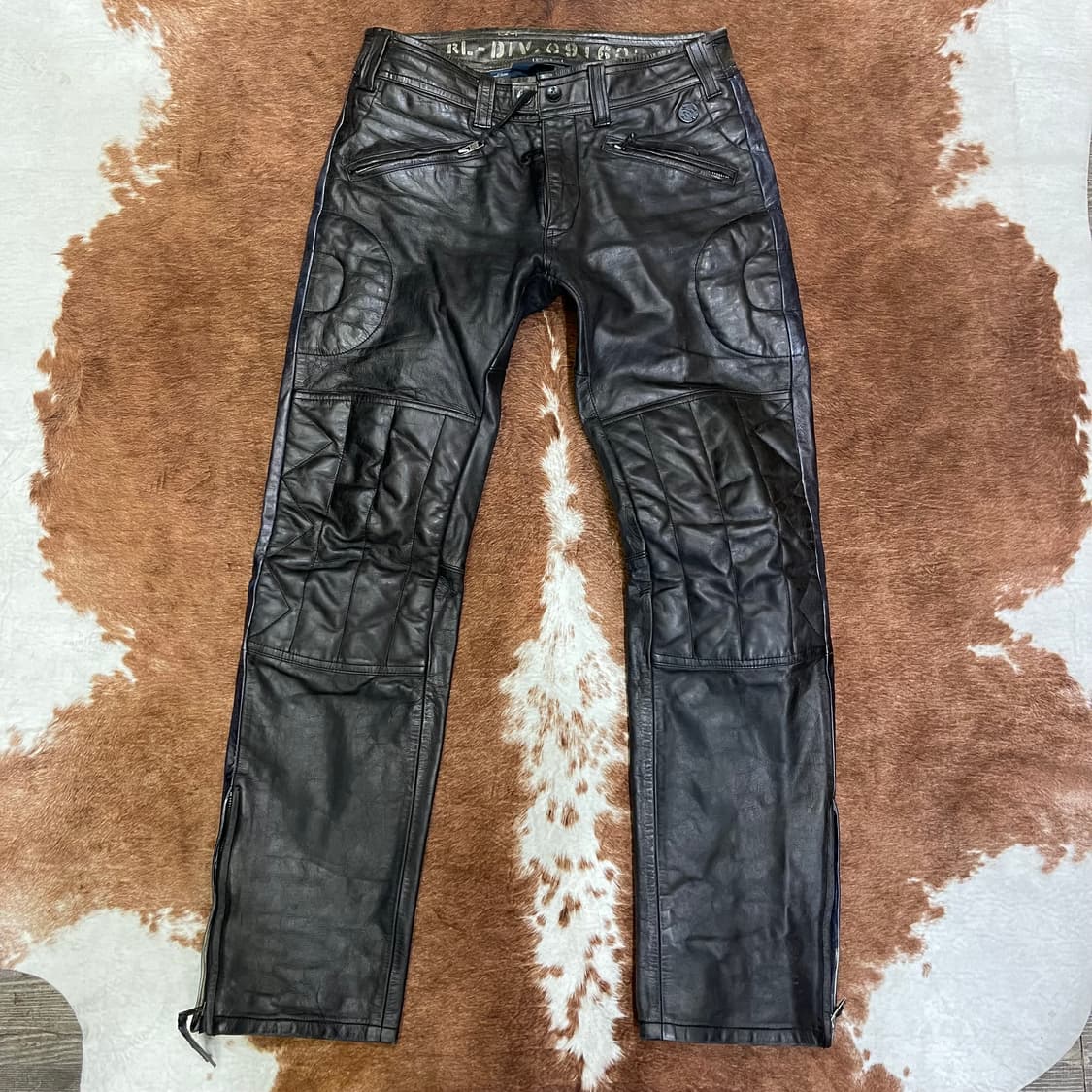 폴로 바이커 레더팬츠 상품이미지1