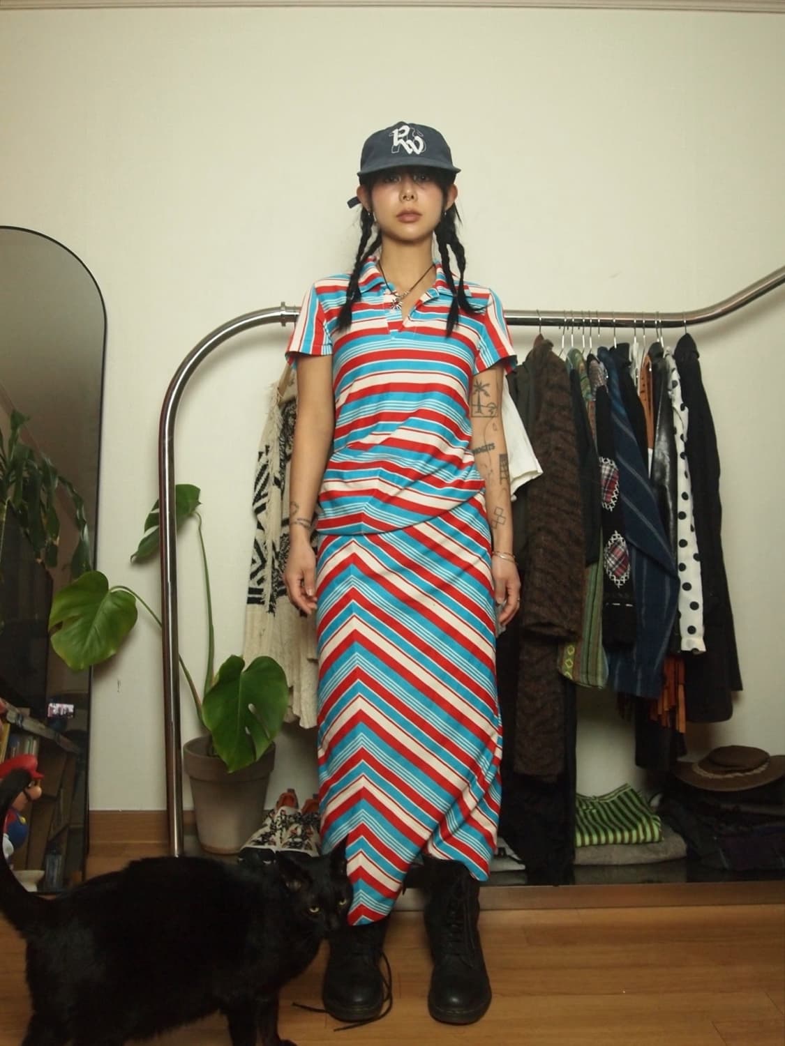 commedesgarcons 꼼데가르송 웨이브 원피스 상품이미지3