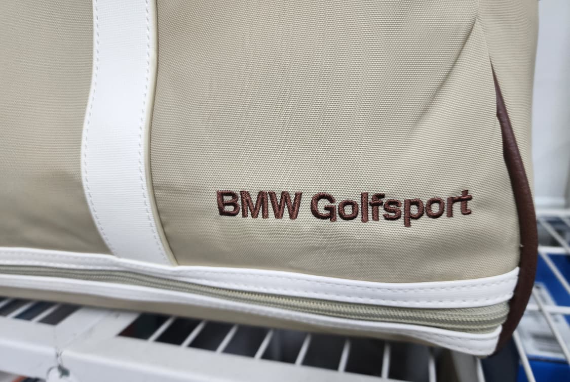 BMW 골프보스턴백  퀼팅 베이지 경량보스톤백 골프가방 OD06 상품이미지4