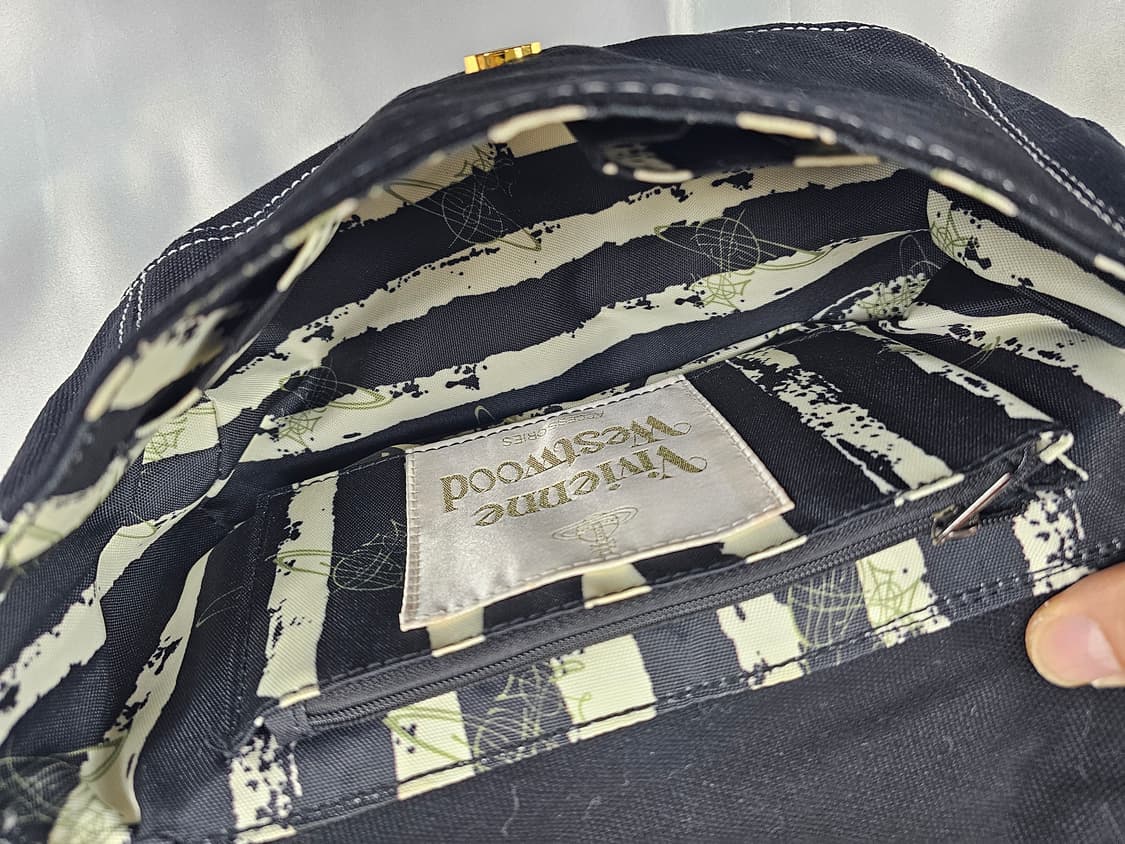 비비안웨스트우드코튼숄더백 상품이미지5