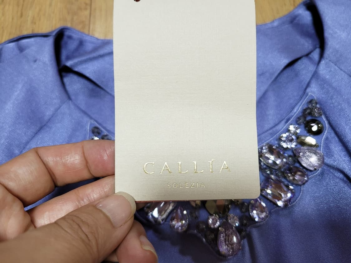 칼리아 보석 블라우스 55-66 새상품 상품이미지7