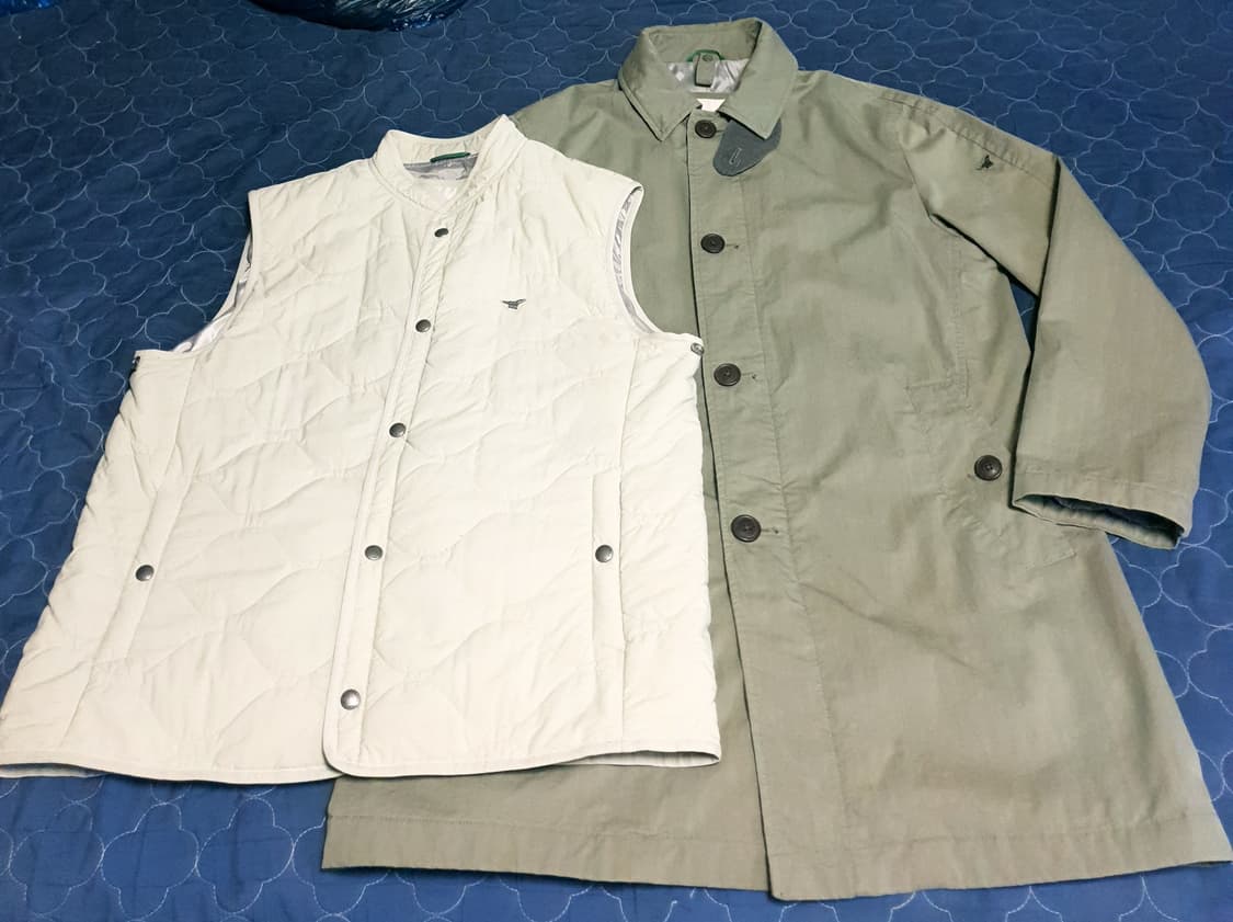 (단종매물) 헨리코튼 파일럿 코트 +내피패딩 카키 (105) 상품이미지1